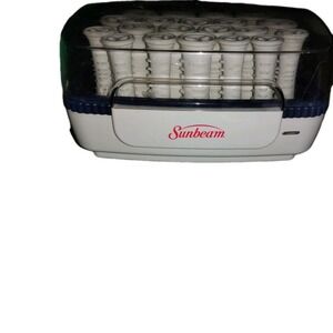 Sunbeam Hot Rollers SureSetter20 Curlers SBPC70 No Clips TESTED & WORKS Pageant